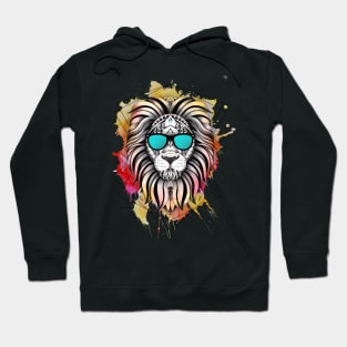 Watercolor Lion Hoodie